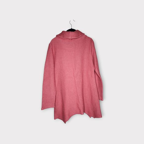 Soft Surroundings Breakwater Pullover Sweater Orange Pink Women’s Small - Picture 6 of 6